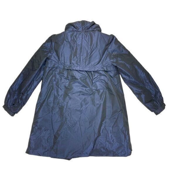 Allen Schwartz ABS Silver Label Puff Jacket Womens Size Medium Blue Elegant Coat - Picture 6 of 16